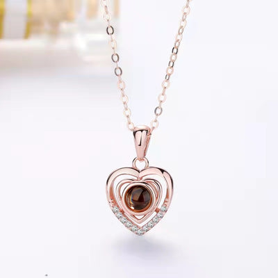 Love's Memory Necklace Female Clavicle Chain