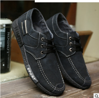 Old Beijing Cloth Shoes Leisure Men's Canvas Soft Sole Shoes
