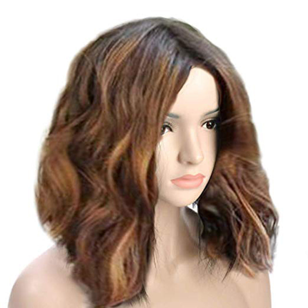 Wig female short curly hair