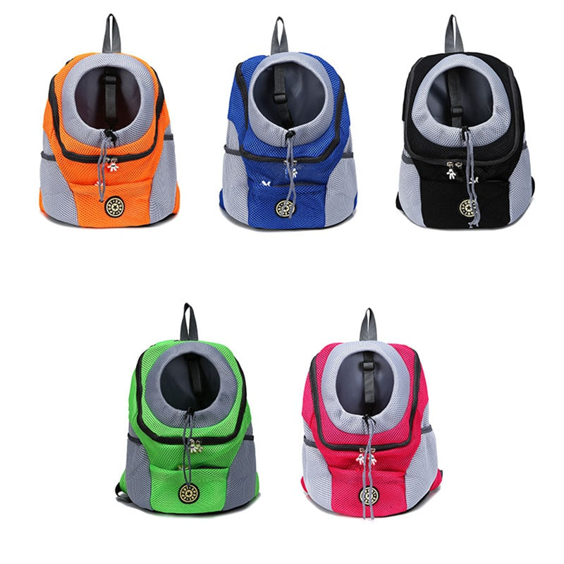Pet Dog Carrier Carrier For Dogs Backpack Out Double Shoulder Portable
