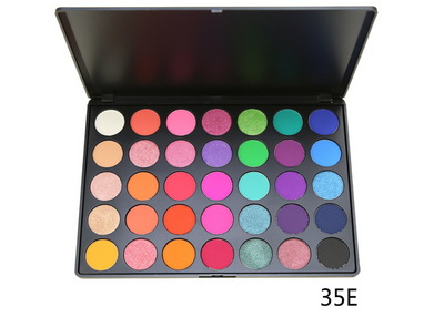 35 color eye shadow tray 35A 35E variety of color number