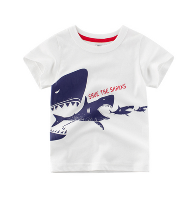 Children's Wear 2021 Summer New Korean Children's Boys Cotton T-shirt