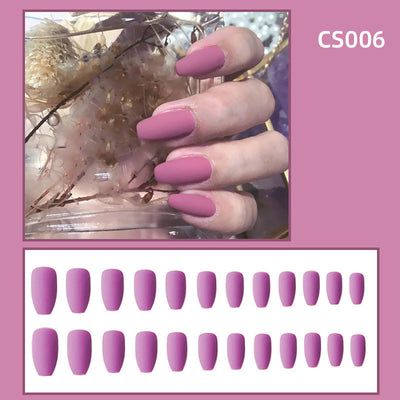 Fake Nails Wear Nails Autumn And Winter Frosted Personality Waterproof Ballet Nails