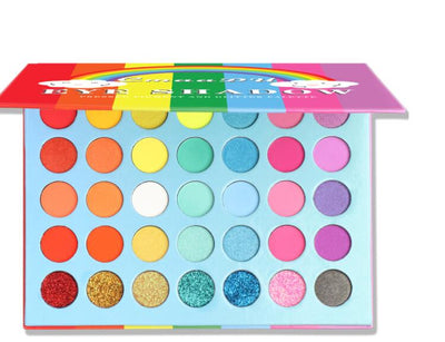 Metal Waterproof 35 Color Rainbow Matte Eyeshadow