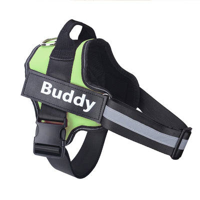 Personalized Dog Harness NO PULL Reflective Breathable Adjustable Pet
