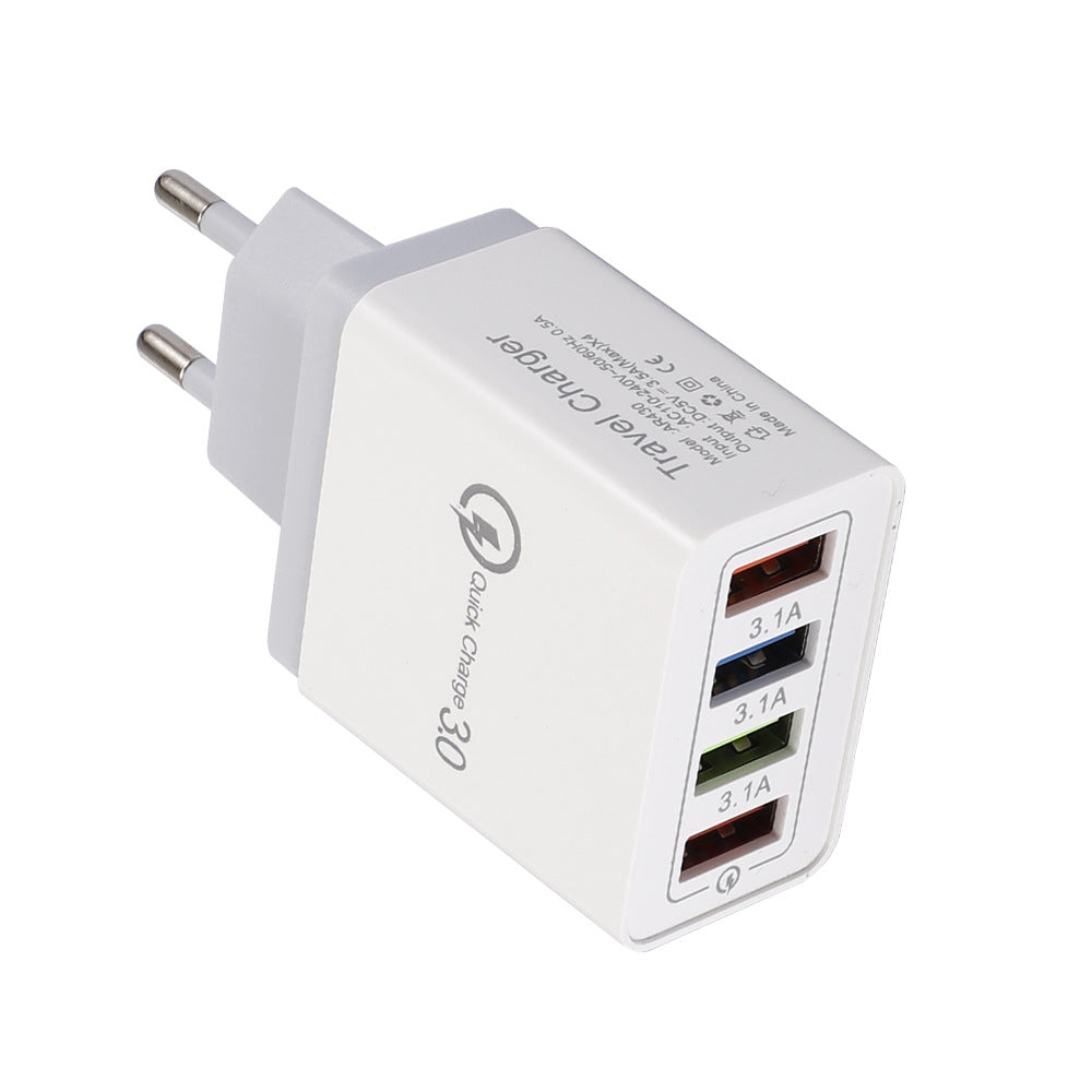USB Charger Quick Charge 3.0 4 Ports Phone Adapter