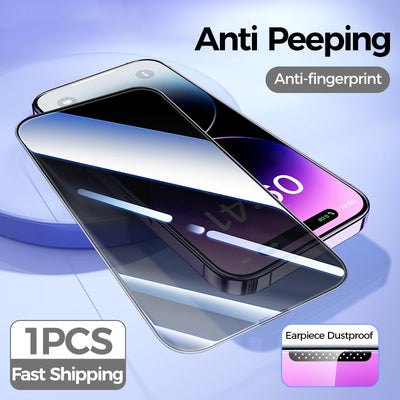 Fingerprint Anti Peep High-definition Anti Drop Protective Tempered Film