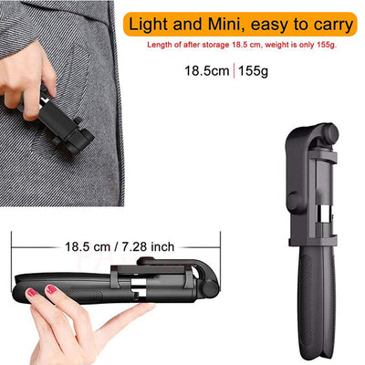 Compatible with Apple, Tripod Selfie Stick Mobile Universal Live
