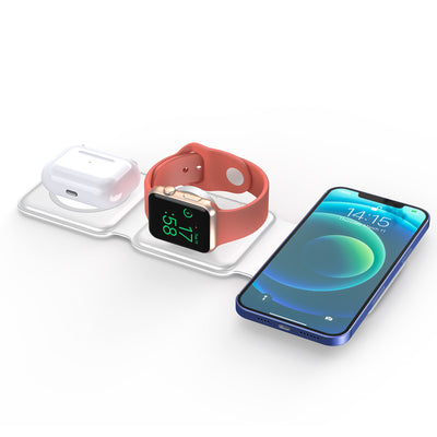 Magnetic Wireless Charger Mobile Phone Watch Headset Portable Fast Charging