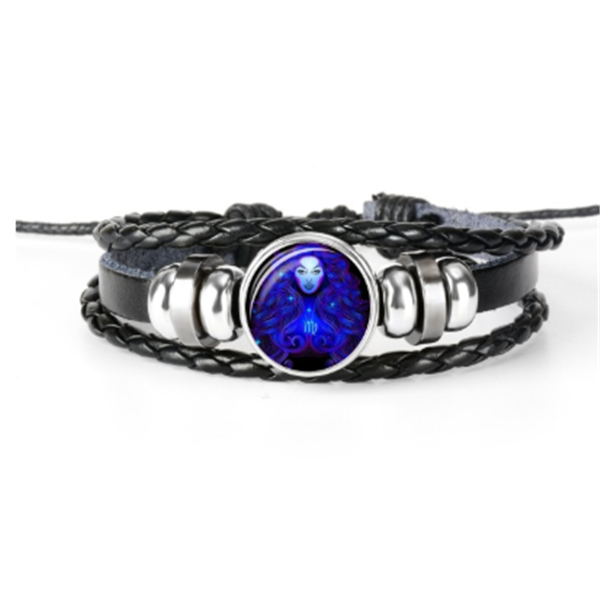 Zodiac Constellation Bracelet Braided Design Bracelet For Men Women Kids