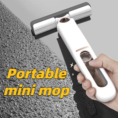 New Portable Self-NSqueeze Mini Mop, Lazy Hand Wash-Free Strong