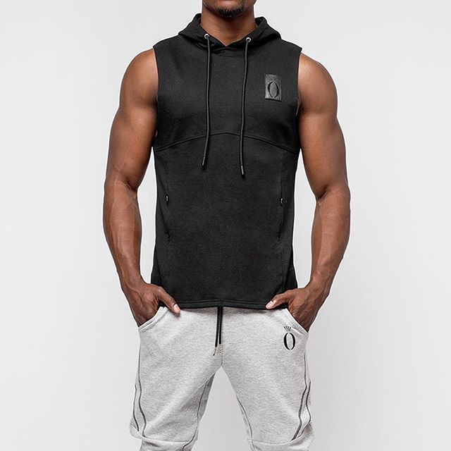 Hooded vest sports vest