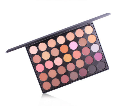 New 35 Colors of Shimmer Matte Shadow Eyeshadow Palette - The Palette B