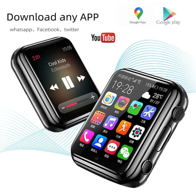 Android 9.0 4G Smart Watch W5 Kids GPS Positioning Watch Dual Camera Shooting Recording Wifi Internet Boys and Girls Video Calls