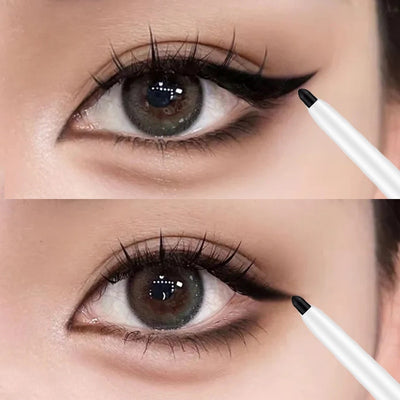 Waterproof Ultra-thin Liquid Eyeliner Gel Pencil Quick Dry Smooth Eye Liner Long Last Lower Eyelash Pen Korean Makeup Cosmetics
