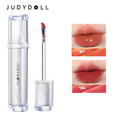 Judydoll Ice Iron Lip Glaze Lipstick Non Staying Cup Non Fading Mirror Gloss Lip Gel Beauty Cosmetics