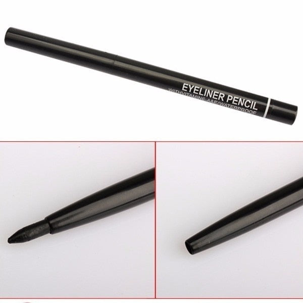 Women Waterproof Retractable Rotary Eyeliner Pen Eye Liner Pencil Makeup Cosmetic Tools(3pcs/set)