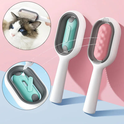 Pet Grooming Brush Self Cleaning Cat Brush General Double Side Sticky Floating Hair Comb Pet Hair Remover 고양이 빗 Brosse Chat