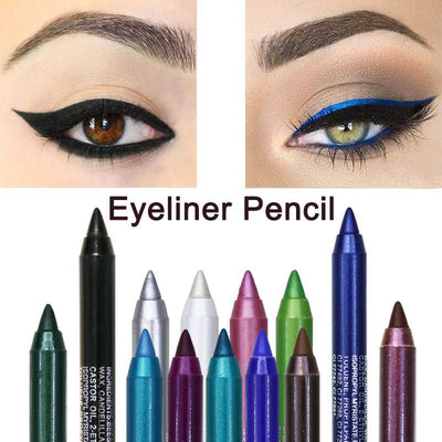 14 Colors Long-lasting Eye Liner Pencil Waterproof Pigment Blue Brown Black Eye Shadow Women Fashion Color Eye Makeup Cosmetic