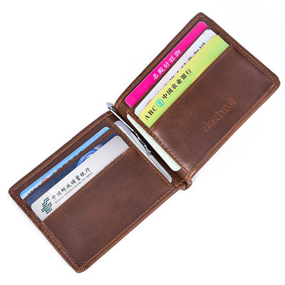 Mens Fashion Simple Vintage Mini Wallet