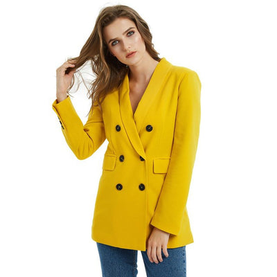 Suit Blazer Jacket For Women Long Coat Suits Office Ladies