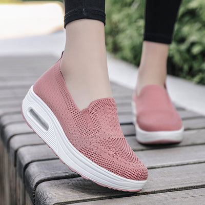 Women's Simple Color Low Top Casual Trendy Shoes