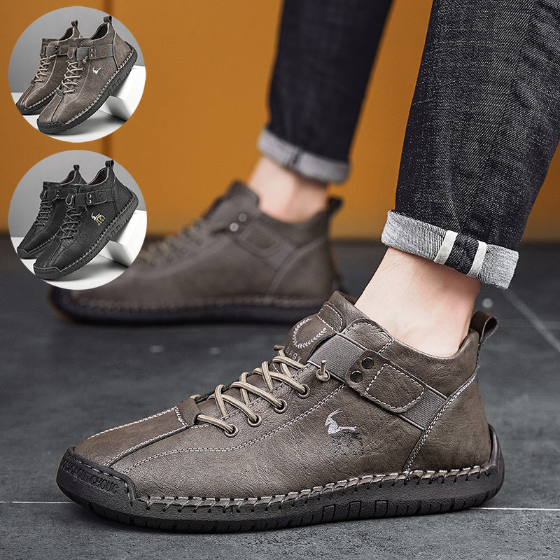 Fashion Men Sneakers Velcro Flats Shoes High Quality