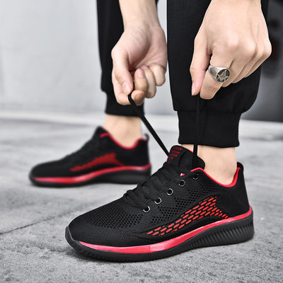 Lace Up Mesh Sneakers Casual Outdoor Running Walking Shoes
