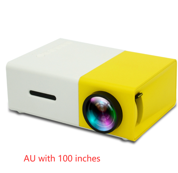 Portable Projector 3D Hd Led Home Theater Cinema HDMI-compatible Usb Audio Projector Yg300 Mini Projector
