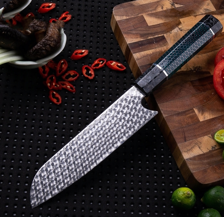Yangjiang cutter 67 layer Damascus knife VG10 steel core 8 inch chef knife blade knife embryo custom knife embryo - Statnmore-7861