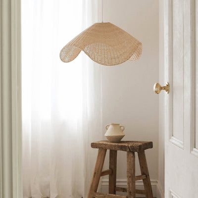 Tea Room Pastoral Handmade Bamboo Lamp Handmade Beautiful Bamboo Light - Statnmore-7861