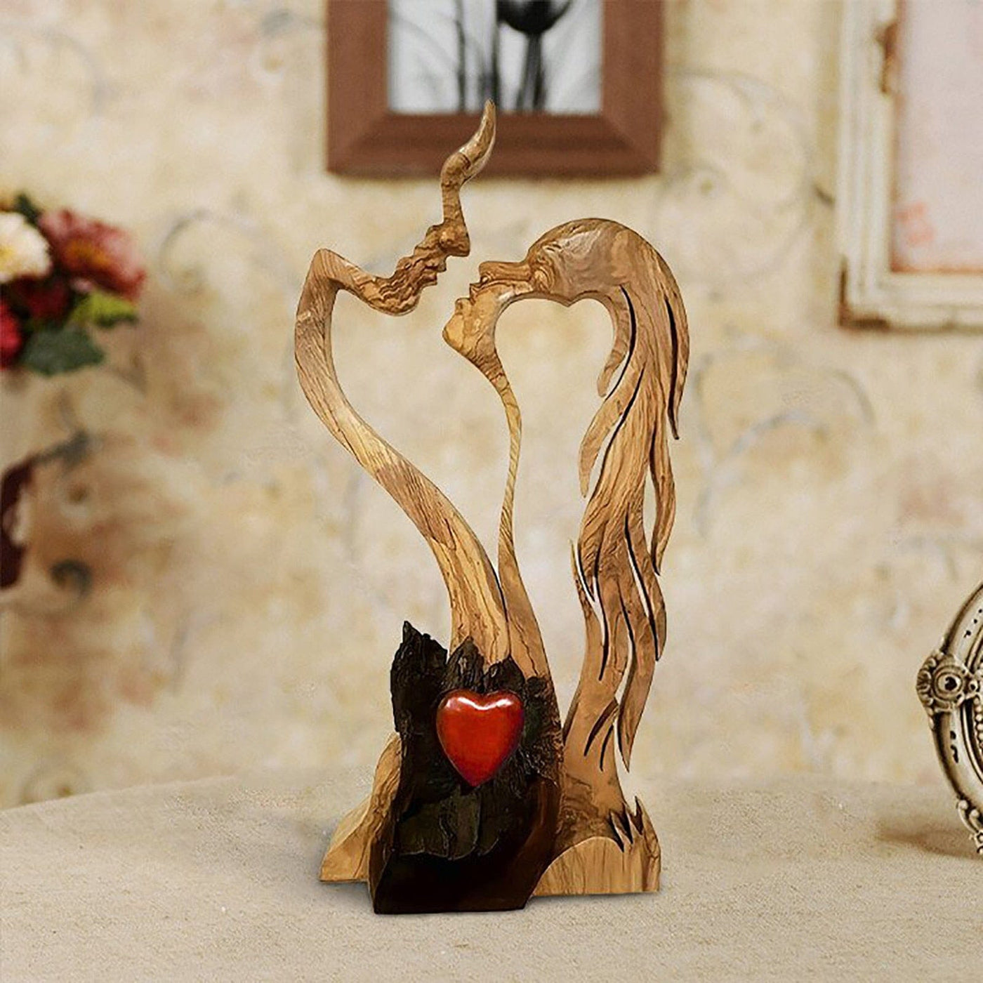 Love Eternal Wooden Decoration  Creative Ornament