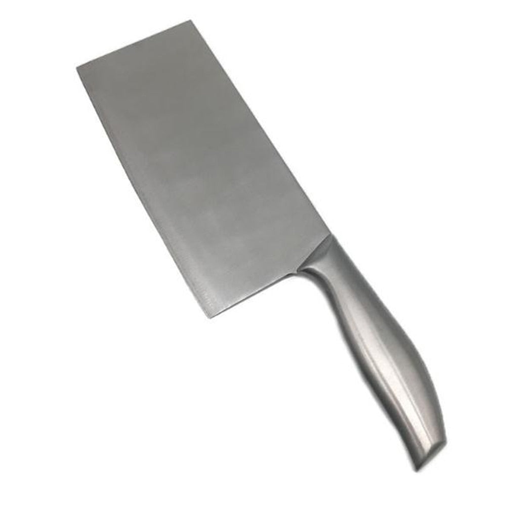 3Cr13 Stainless Steel Chopping Kitchen Knife Chinese Chop Bone Butcher Knife Seamless Welding Stainless Steel Cleaver Cook Tools Handmade Knives - Statnmore-7861