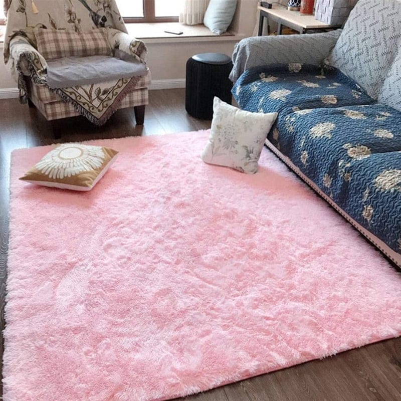Handmade Plush Carpet Floor Soft Mat Fluffy Large Size Thick Rugs For Children Bedroom