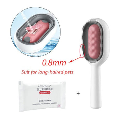 Pet Hair Removal Comb With Wipes