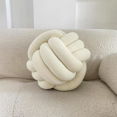 Bubble Kiss DIY Knot Ball Pillow Pet Toy Cute Living Room Sofa Seat Cushion Creative Oversize Bedroom Decoration Throw Pillow Handmade Knotted - Statnmore-7861