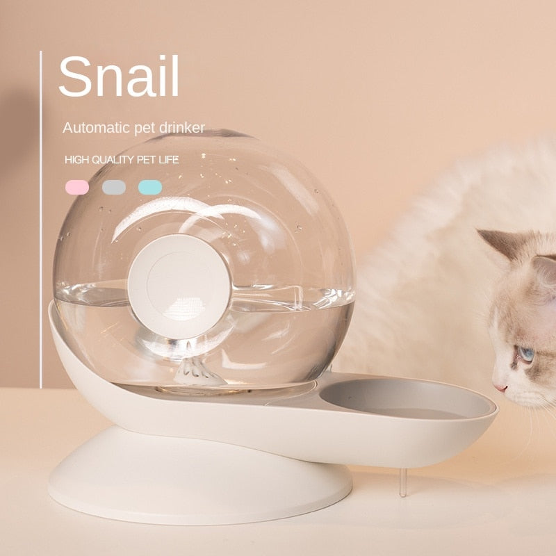 Snail Shape Pets Automatic Water Dispenser Bowl