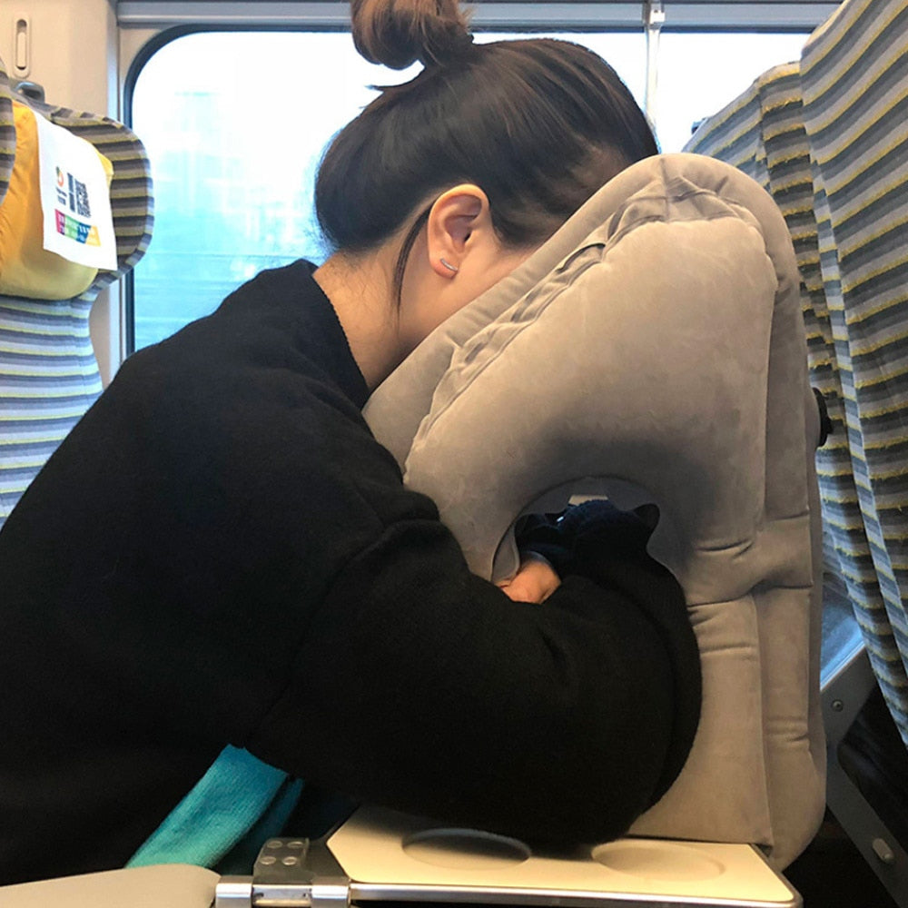 Inflatable Air Cushion , Travel Pillow , Headrest Chin Support Cushions