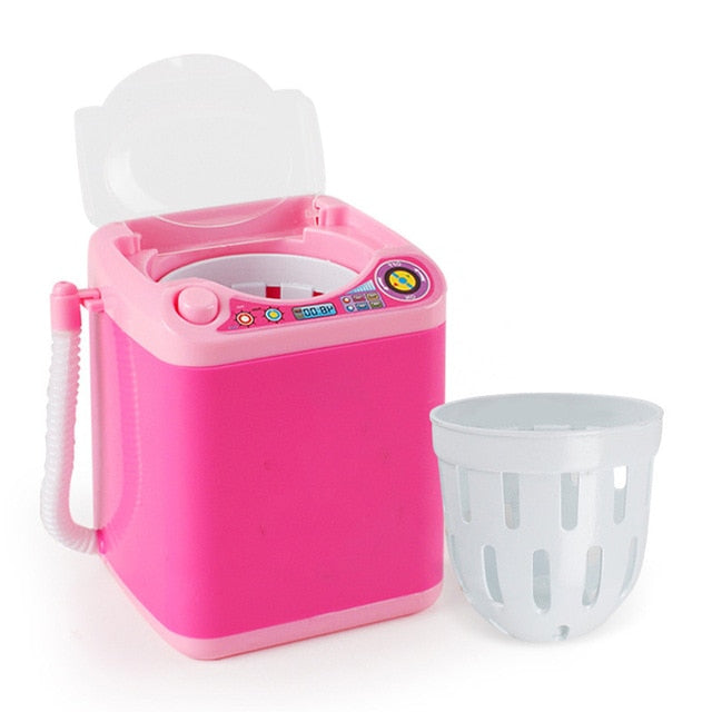 Mini Electric Children Washing Machine , Makeup Brush Cleaner Device