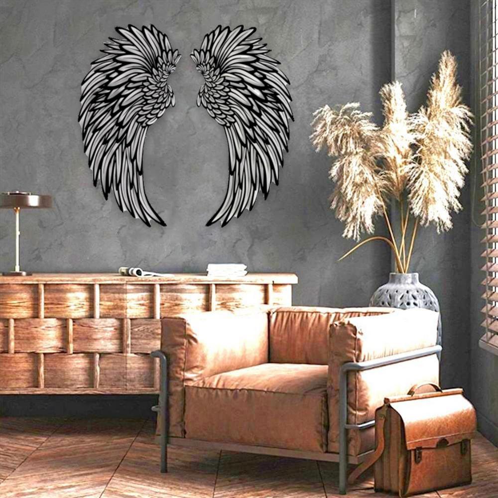 Metal Angel Wings,Modern Wall Sculpture