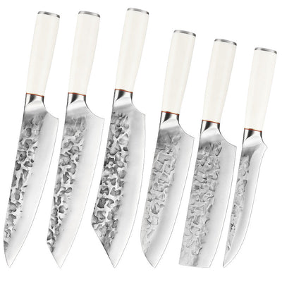 Kitchen Knives Are Forged By Hand Damascus Chef Knife Set - Statnmore-7861