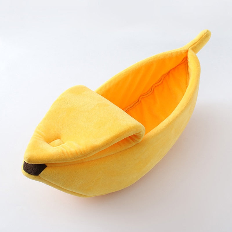 Banana Cat Bed Cat Furniture Handmade Cat Beds Catnip Toys Cat Grooming Cat House Scratching Post - Statnmore-7861
